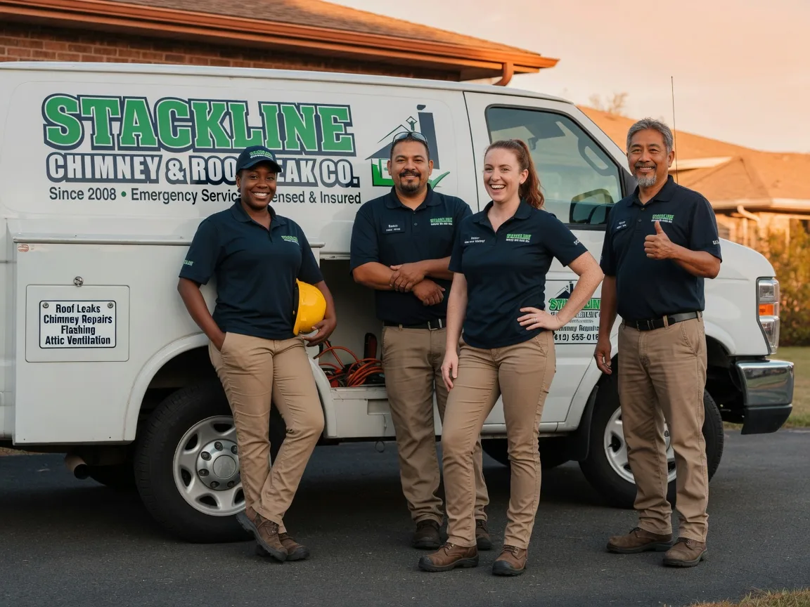 Chimney flashing repair company in Steger, IL